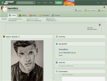 Tablet Screenshot of hermihrz.deviantart.com