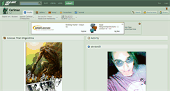 Desktop Screenshot of cariman.deviantart.com