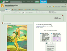 Tablet Screenshot of anastasiamantihora.deviantart.com