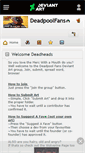 Mobile Screenshot of deadpoolfans.deviantart.com