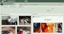 Desktop Screenshot of deadcuteplushbunny.deviantart.com