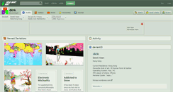 Desktop Screenshot of dkhk.deviantart.com