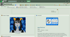 Desktop Screenshot of nanathefurret.deviantart.com
