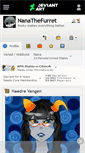 Mobile Screenshot of nanathefurret.deviantart.com