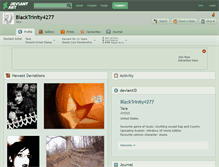 Tablet Screenshot of blacktrinity4277.deviantart.com