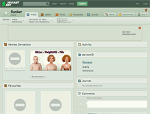Tablet Screenshot of flonker.deviantart.com