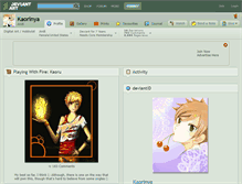 Tablet Screenshot of kaorinya.deviantart.com