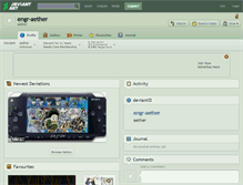 Tablet Screenshot of engr-aether.deviantart.com