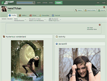 Tablet Screenshot of nana77chan.deviantart.com