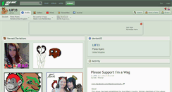 Desktop Screenshot of lilf33.deviantart.com