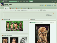 Tablet Screenshot of jaumecullell.deviantart.com