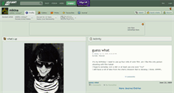 Desktop Screenshot of mikina.deviantart.com