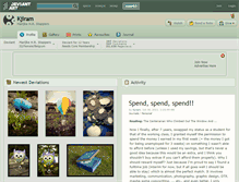 Tablet Screenshot of kjiram.deviantart.com