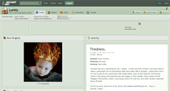 Desktop Screenshot of lurkily.deviantart.com