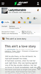 Mobile Screenshot of ladymiserable.deviantart.com