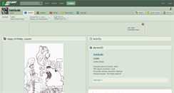 Desktop Screenshot of batdude.deviantart.com