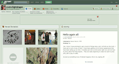 Desktop Screenshot of evetwilightdragon.deviantart.com