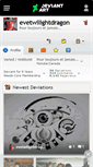 Mobile Screenshot of evetwilightdragon.deviantart.com