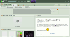Desktop Screenshot of miotas-sisceal.deviantart.com