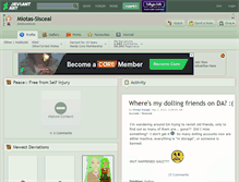 Tablet Screenshot of miotas-sisceal.deviantart.com