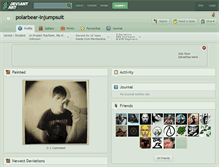 Tablet Screenshot of polarbear-injumpsuit.deviantart.com