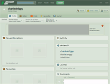 Tablet Screenshot of charlestrippy.deviantart.com