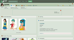 Desktop Screenshot of laumega.deviantart.com