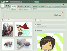 Tablet Screenshot of nuy-s.deviantart.com
