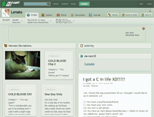 Tablet Screenshot of lenato.deviantart.com