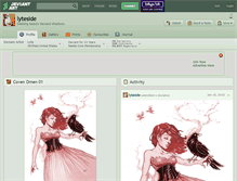 Tablet Screenshot of lyteside.deviantart.com