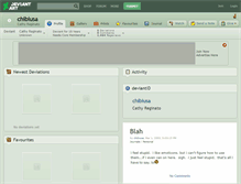 Tablet Screenshot of chibiusa.deviantart.com