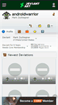 Mobile Screenshot of androidwarrior.deviantart.com