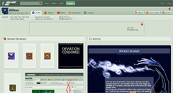Desktop Screenshot of killinov.deviantart.com