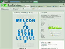 Tablet Screenshot of greenriverlettuce.deviantart.com
