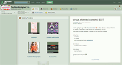 Desktop Screenshot of fashiondesigner1.deviantart.com