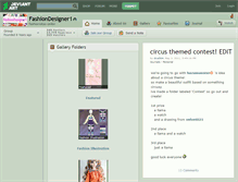 Tablet Screenshot of fashiondesigner1.deviantart.com