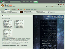 Tablet Screenshot of neferit.deviantart.com