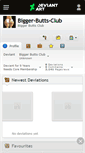 Mobile Screenshot of bigger-butts-club.deviantart.com