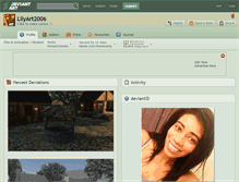 Tablet Screenshot of lilyart2006.deviantart.com