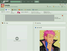 Tablet Screenshot of aosuka.deviantart.com