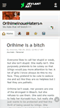 Mobile Screenshot of orihimeinouehaters.deviantart.com