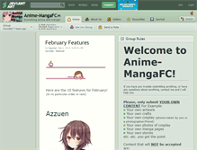 Tablet Screenshot of anime-mangafc.deviantart.com