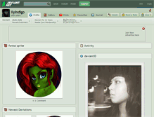Tablet Screenshot of ilyindigo.deviantart.com
