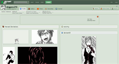 Desktop Screenshot of dragonx270.deviantart.com