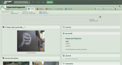 Desktop Screenshot of inspected-inspector.deviantart.com
