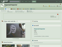 Tablet Screenshot of inspected-inspector.deviantart.com