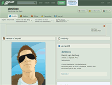 Tablet Screenshot of donricco.deviantart.com