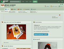 Tablet Screenshot of gilrean-vardamir.deviantart.com