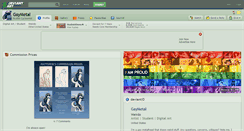 Desktop Screenshot of gaymetal.deviantart.com