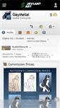 Mobile Screenshot of gaymetal.deviantart.com